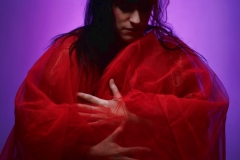 Frederika transparent red by Lionel Pesque