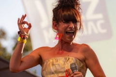 Frederika live concert portrait at Jazz in Marciac by Thierry Dubuc